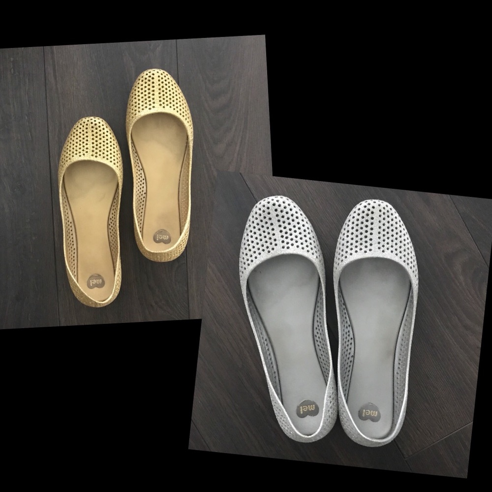 ✨Bundel of 2 Mel by Melissa Glitter Flats
